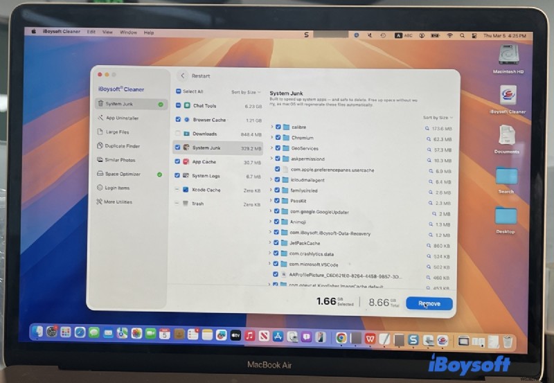 วิธีลดขนาดข้อมูลระบบบน macOS และเพิ่มพื้นที่เก็บข้อมูล 