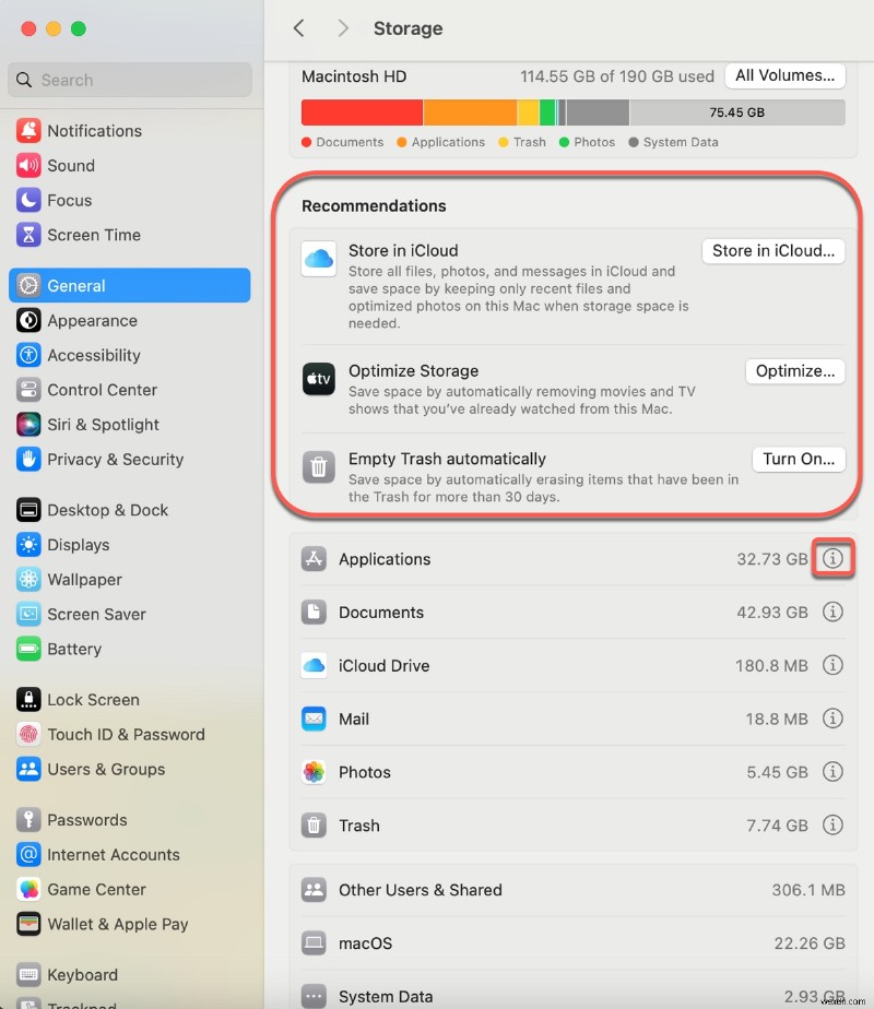 วิธีลดขนาดข้อมูลระบบบน macOS และเพิ่มพื้นที่เก็บข้อมูล 