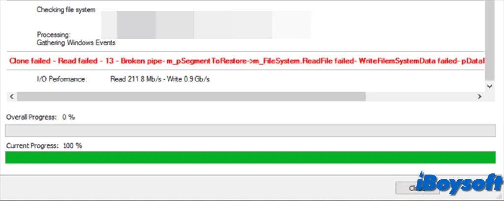 แก้ไข Macrium Reflect Clone Error 9 บน Windows - แก้ไขและป้องกันด่วน