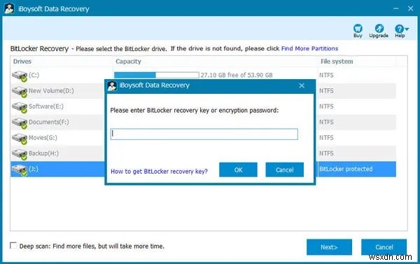 แก้ไขข้อผิดพลาด  พารามิเตอร์ไม่ถูกต้อง  ในไดรฟ์ที่เข้ารหัสด้วย BitLocker 