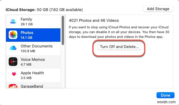 แก้ไขการแจ้งเตือนแบบเต็มของ iCloud แบบถาวรบน Mac ของคุณ 
