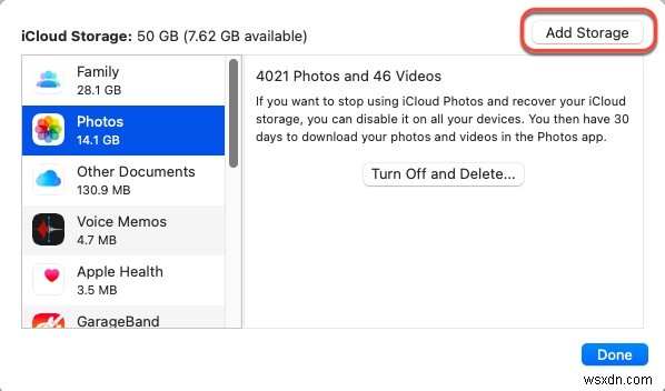แก้ไขการแจ้งเตือนแบบเต็มของ iCloud แบบถาวรบน Mac ของคุณ 