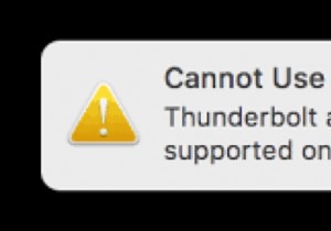 การแก้ไขปัญหา Mac Thunderbolt:แก้ไขข้อความแสดงข้อผิดพลาดและกู้คืนการเชื่อมต่อ 