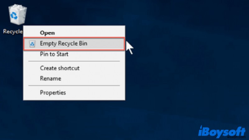 5 วิธีที่เชื่อถือได้ในการล้างถังรีไซเคิลบน Windows 10