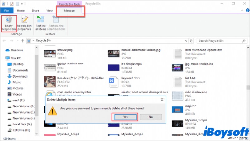 5 วิธีที่เชื่อถือได้ในการล้างถังรีไซเคิลบน Windows 10