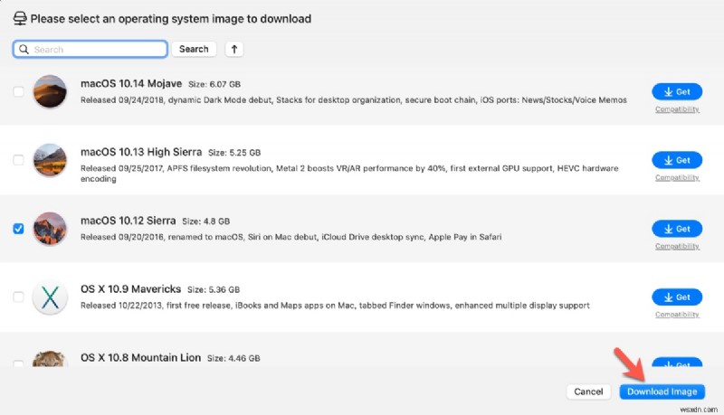 macOS Sierra Bootable DMG – ดาวน์โหลดฟรีพร้อมลิงก์โดยตรง
