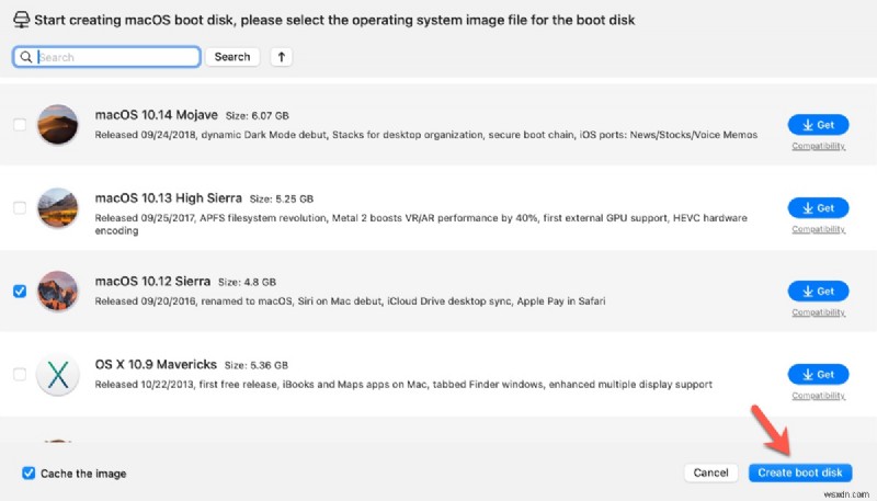 macOS Sierra Bootable DMG – ดาวน์โหลดฟรีพร้อมลิงก์โดยตรง