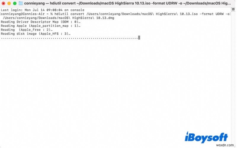 แปลง ISO เป็น DMG บน macOS – บทช่วยสอนทีละขั้นตอน 