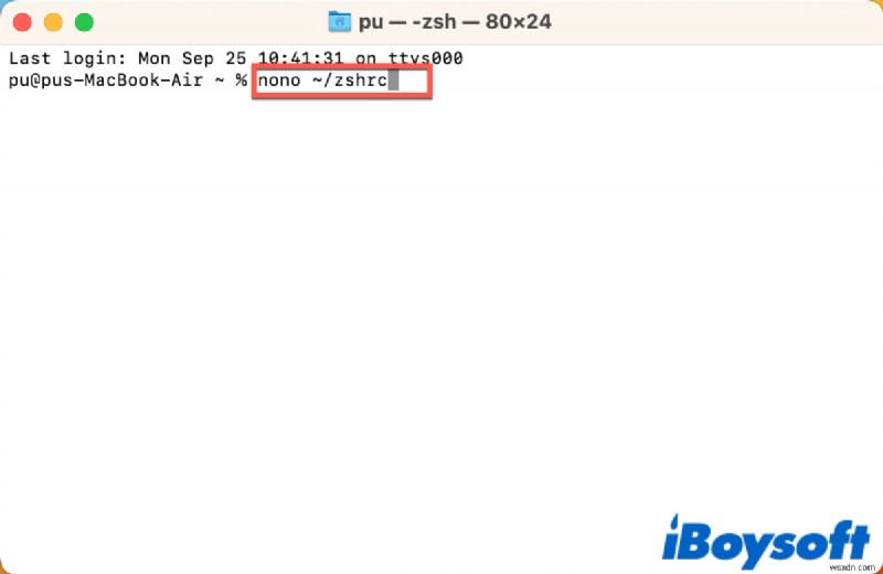 สร้างไฟล์ .zshrc บน macOS:คำแนะนำทีละขั้นตอนและแนวทางปฏิบัติที่ดีที่สุด 