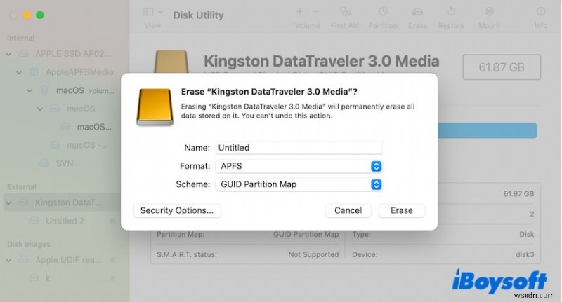 วิธีทำให้ฮาร์ดไดรฟ์ภายนอกสามารถเขียนได้บน macOS 