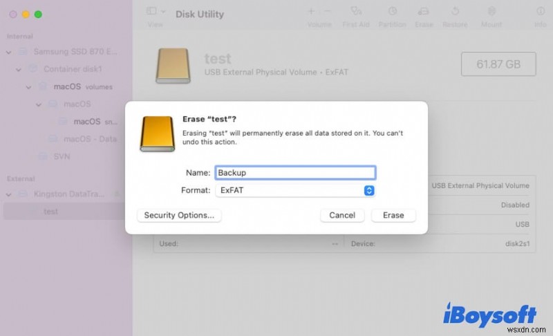 วิธีแก้ไข com.apple.diskmanagement.disenter Error 53249 บน Mac 