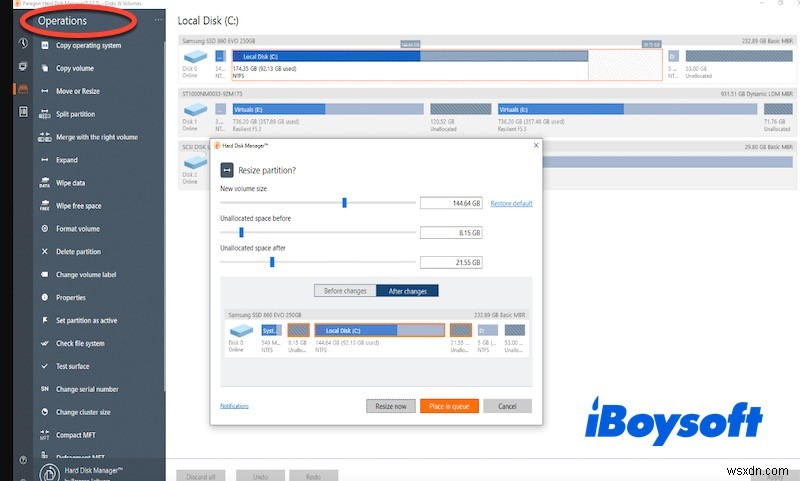 Paragon Hard Disk Manager สำหรับ Windows:การตรวจสอบเชิงลึกและรายละเอียดคุณสมบัติ