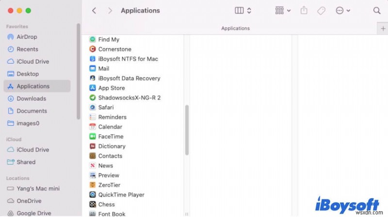แก้ไขข้อผิดพลาด พื้นที่ไม่เพียงพอ เพื่อติดตั้ง macOS Sonoma