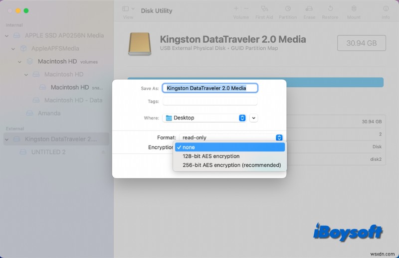 การเข้ารหัสไดรฟ์ FAT32 บน Mac:คำแนะนำทีละขั้นตอน