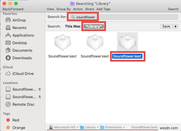 ถอนการติดตั้ง Soundflower อย่างปลอดภัยและลบ soundflower.kext จาก macOS 