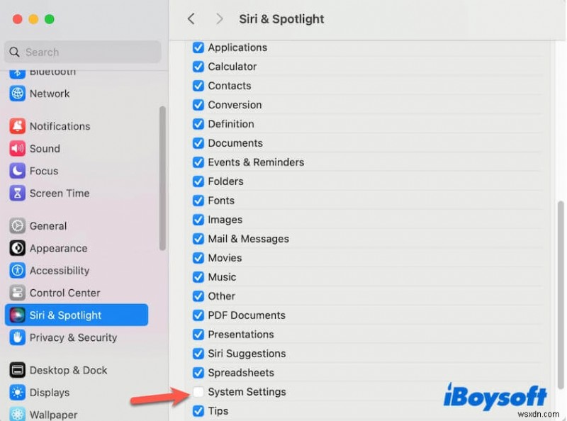 คืนค่าการค้นหาการตั้งค่าระบบบน macOS Sequoia (macOS 15.1) - แก้ไขได้ง่าย 