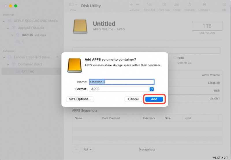 วิธีแก้ไขข้อผิดพลาดการเข้ารหัสโวลุ่ม APFS (-69596) บน macOS 