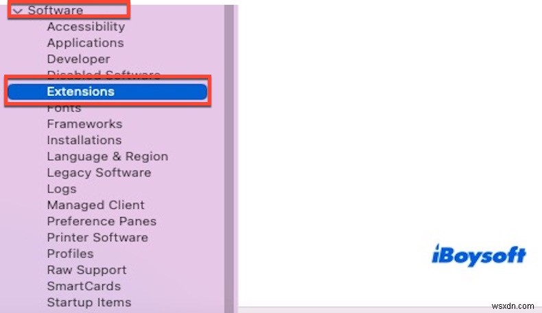 คำแนะนำทีละขั้นตอนในการลบส่วนขยายระบบเดิมบน macOS Catalina