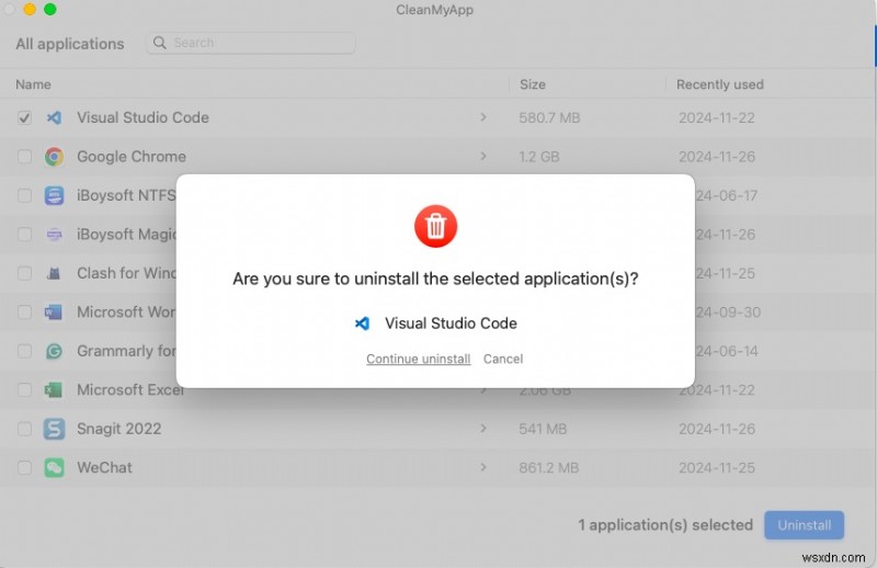 คำแนะนำฉบับสมบูรณ์สำหรับการถอนการติดตั้ง Visual Studio Code บน macOS 
