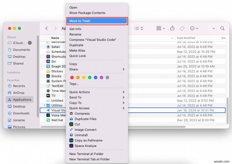 คำแนะนำฉบับสมบูรณ์สำหรับการถอนการติดตั้ง Visual Studio Code บน macOS 