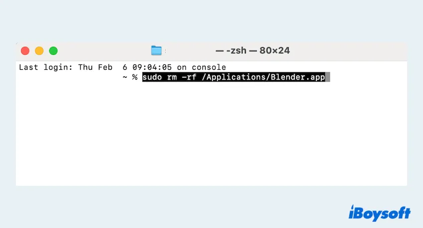 วิธีถอนการติดตั้ง Blender โดยสิ้นเชิงและล้างไฟล์ที่เหลือบน macOS