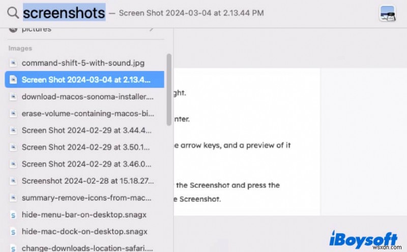ภาพหน้าจอ Mac หายไปใช่ไหม 5 เคล็ดลับจากผู้เชี่ยวชาญในการค้นหาและกู้คืนข้อมูลในปี 2024 