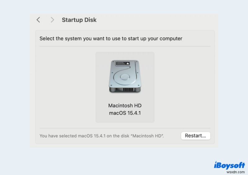 การแก้ไขปัญหาความล้มเหลวในการติดตั้งการอัปเดต macOS บน SSD ภายนอก 