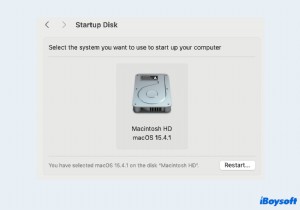 การแก้ไขปัญหาความล้มเหลวในการติดตั้งการอัปเดต macOS บน SSD ภายนอก 