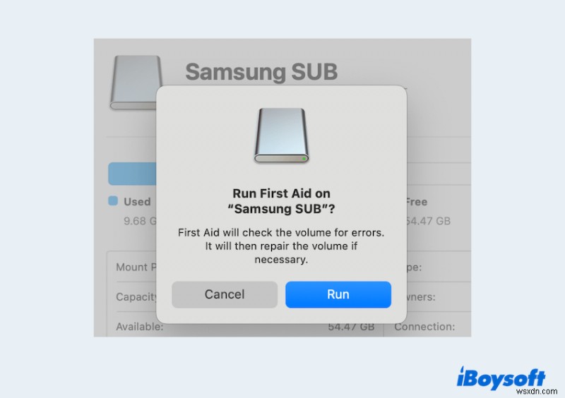 การแก้ไขปัญหาความล้มเหลวในการติดตั้งการอัปเดต macOS บน SSD ภายนอก 