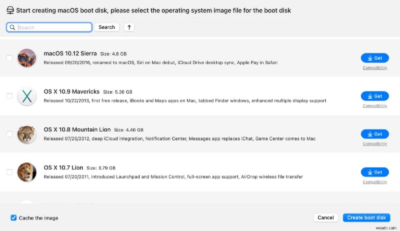 ดาวน์โหลดเวอร์ชัน macOS รุ่นเก่าที่ไม่มี App Store – ลิงก์โดยตรง 