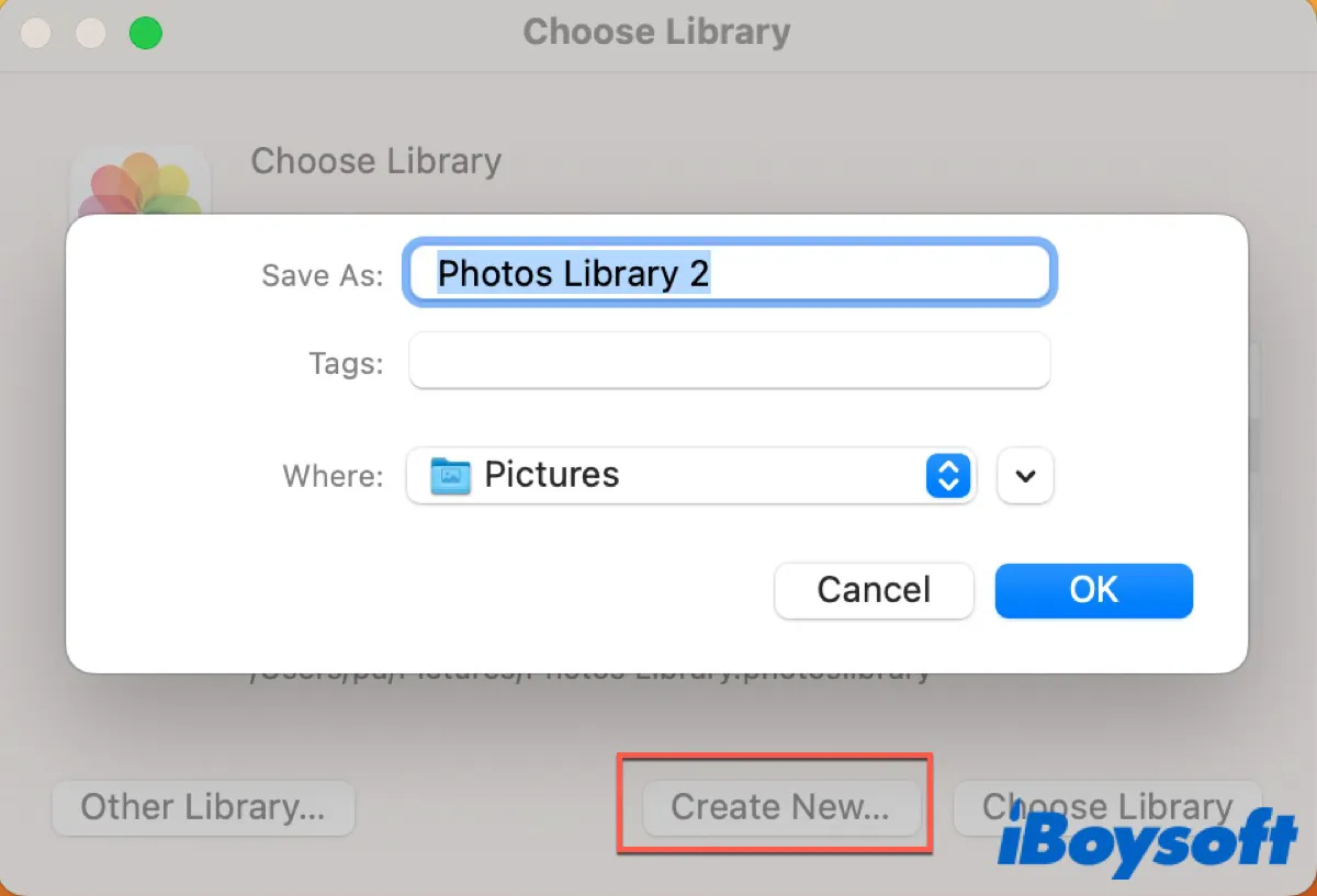 วิธีแก้ไข  รูปภาพไม่พบไลบรารีรูปภาพระบบ  บน Mac 