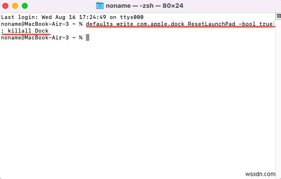 วิธีลบโฟลเดอร์ Launchpad ที่ไม่สามารถถอดออกได้บน macOS 