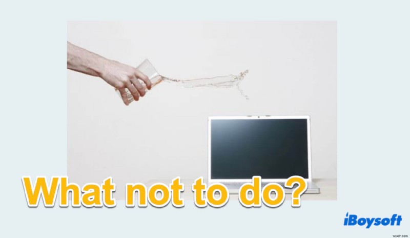 วิธีการกู้คืน MacBook ของคุณอย่างปลอดภัยหลังจากการรั่วไหลของน้ำ 