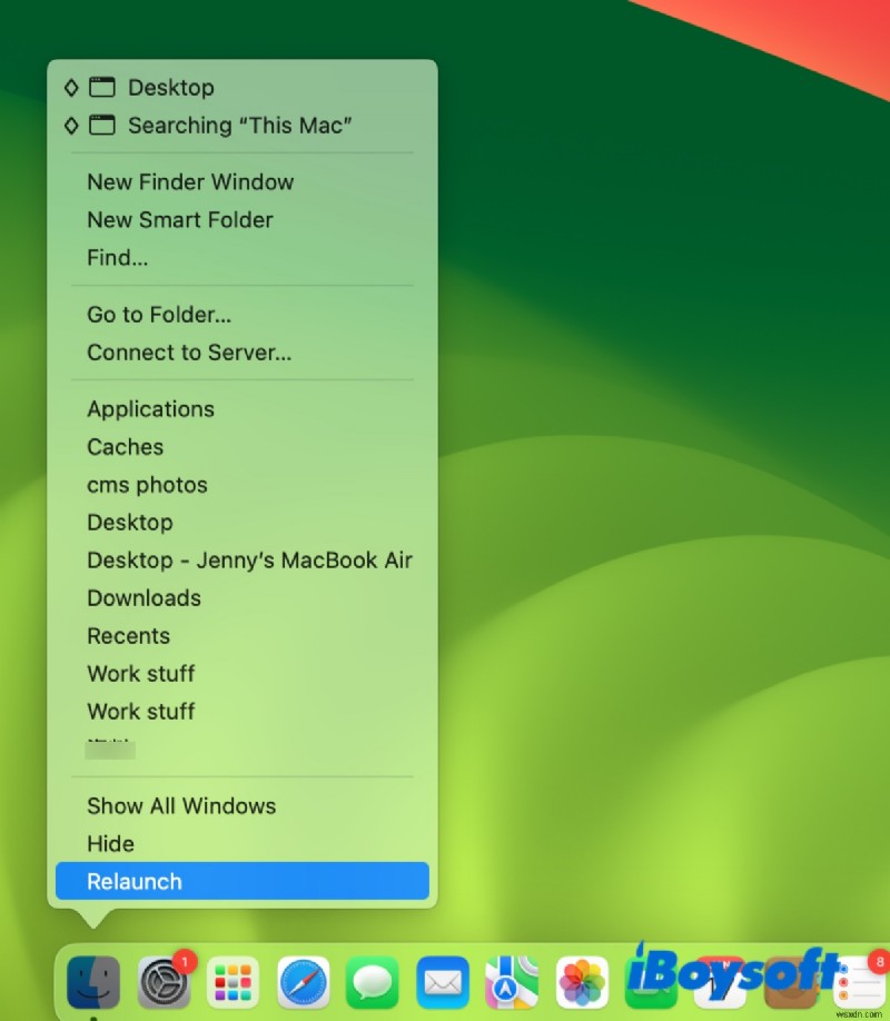 การแก้ไขปัญหาการค้นหา Mac Finder ใน Sequoia, Sonoma และ Ventura 