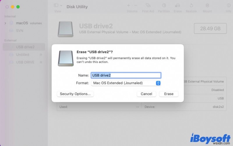 แก้ไขข้อผิดพลาด com.apple.DiskManagement.disenter 49180:การแก้ไขทีละขั้นตอนสำหรับไดรฟ์ที่ไม่สามารถต่อเชื่อมได้ 