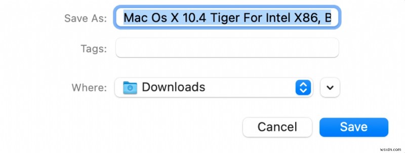 Mac OS X 10.4 Tiger – ดาวน์โหลด ISO และ DMG แบบเต็ม 