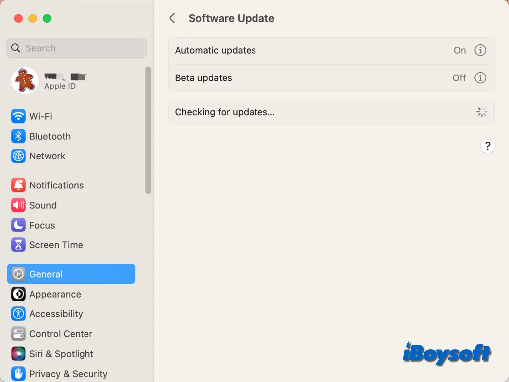โปรแกรมติดตั้ง Boot Camp ไม่สามารถติดตั้งซอฟต์แวร์สนับสนุน Windows บน macOS Sonoma 