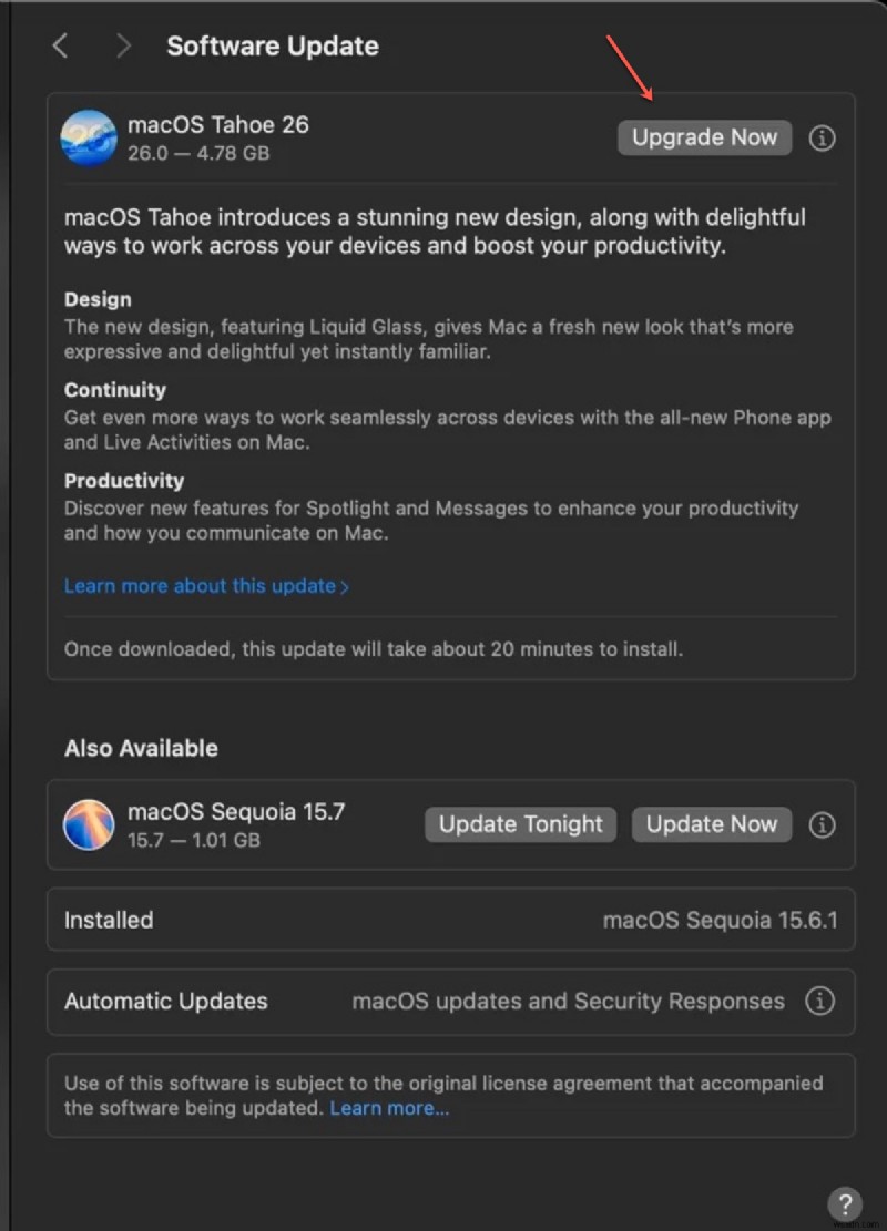 คู่มือการดาวน์โหลดและติดตั้ง macOS Tahoe – คำแนะนำทีละขั้นตอน 