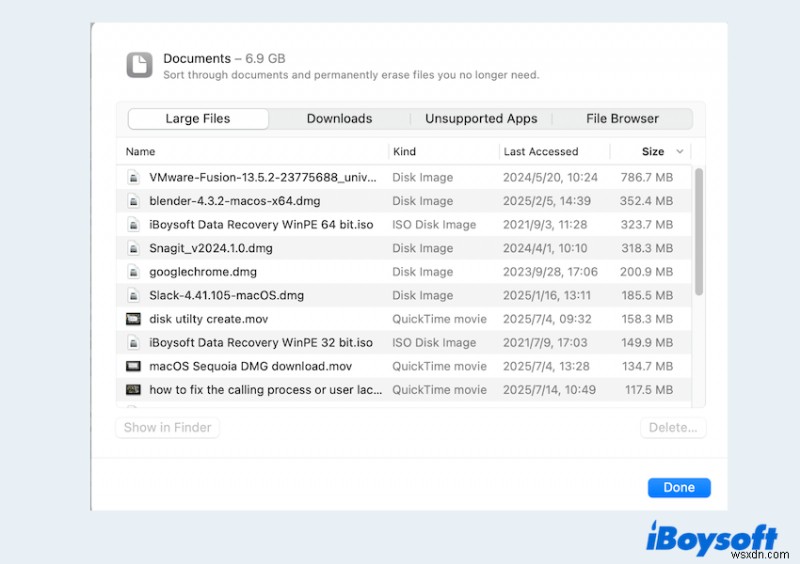 แก้ไขข้อผิดพลาด  พื้นที่ไม่เพียงพอ  เมื่อติดตั้ง macOS 26 Tahoe 
