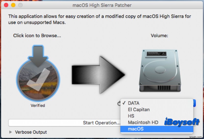 วิธีติดตั้ง macOS High Sierra บน Mac ที่ไม่รองรับ:คำแนะนำทีละขั้นตอน 