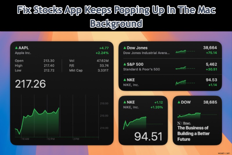 แก้ไขแอป Stocks เปิดใช้งานอัตโนมัติบน macOS – ไม่มีป๊อปอัปพื้นหลังอีกต่อไป 