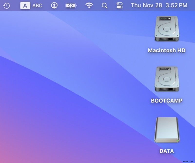 แสดงฮาร์ดไดรฟ์ Mac ของคุณบนเดสก์ท็อป - คู่มือฉบับย่อสำหรับ Sequoia, Sonoma &Ventura 