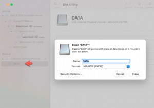 คำแนะนำทีละขั้นตอน:การฟอร์แมตไดรฟ์ USB เป็น FAT32 บน MacBook Air, Pro และ Desktop Mac 