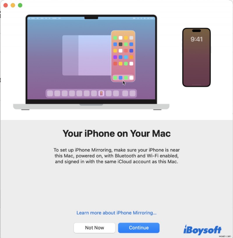 แก้ไข iPhone Mirroring บน macOS Sequoia - คู่มือแก้ไขด่วน 