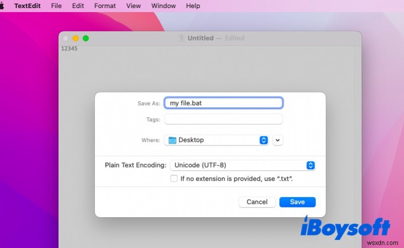 สร้างไฟล์ .BAT บน Mac – 4 วิธีทีละขั้นตอน 