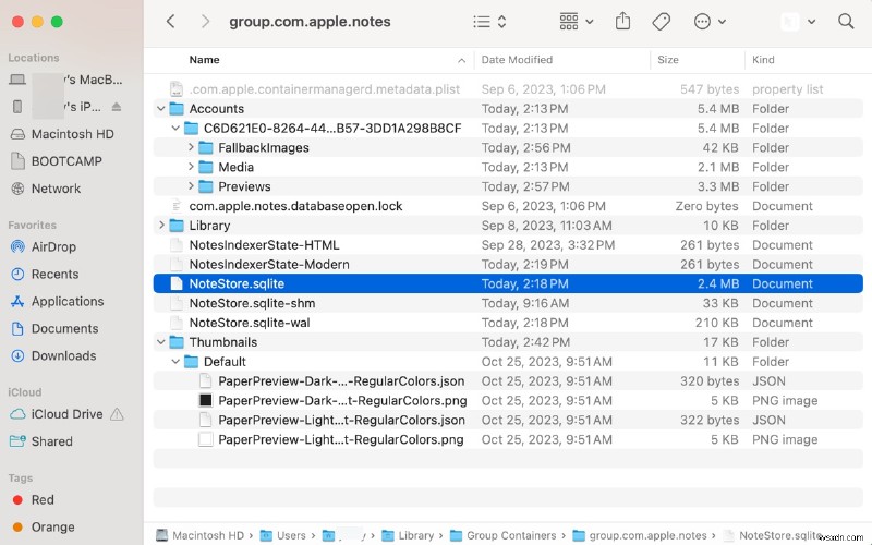 Mac Notes เก็บไว้ที่ไหน? กู้คืนบันทึกย่อที่ถูกลบหรือหายไปบน macOS 