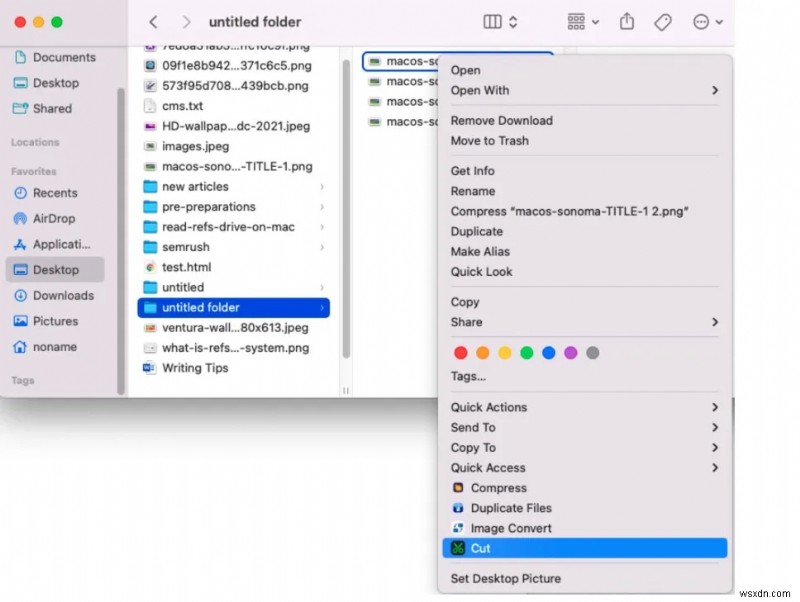 วิธีตัดและวางไฟล์บน Mac:คำแนะนำง่ายๆ