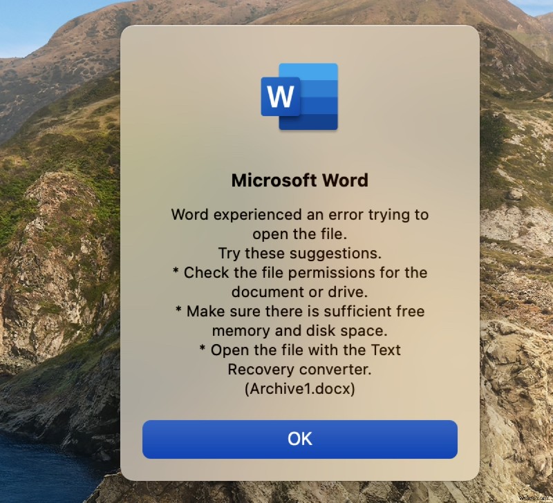 วิธีการกู้คืนเอกสาร Word ที่เสียหายบน Mac และ Windows โดยใช้ Text Recovery Converter 