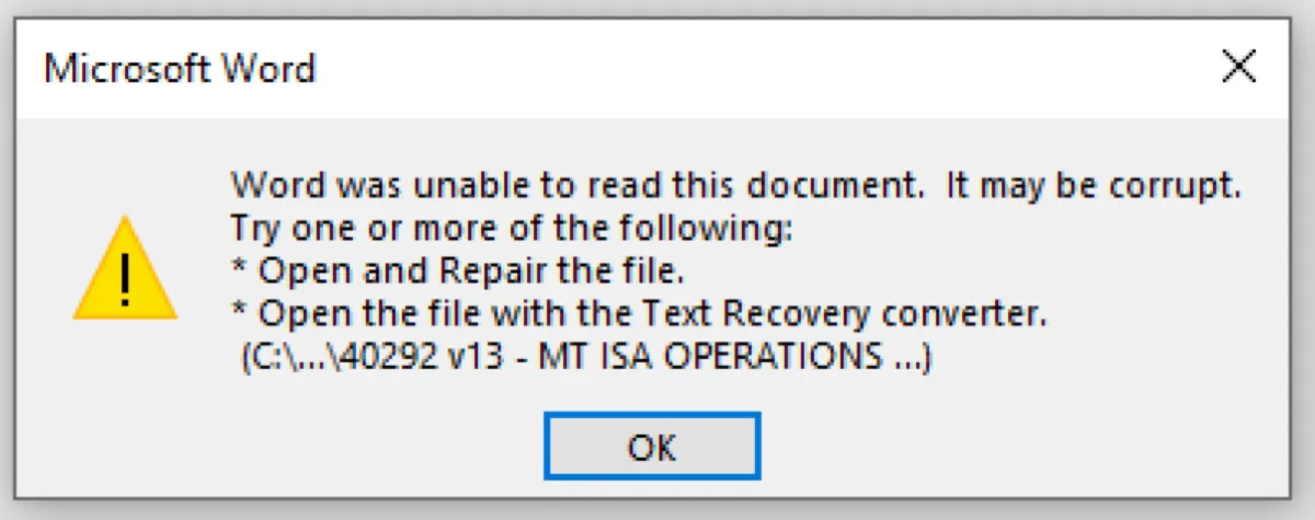วิธีการกู้คืนเอกสาร Word ที่เสียหายบน Mac และ Windows โดยใช้ Text Recovery Converter 
