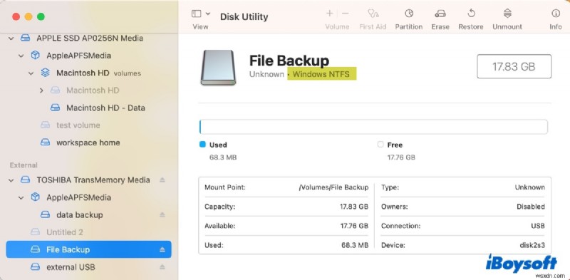 สร้างโฟลเดอร์ใหม่บนฮาร์ดไดรฟ์ภายนอก (USB) บน Mac – คำแนะนำทีละขั้นตอน 